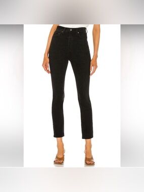 GRLFRND The Piper Super High Rise Stretch Slum Crop Jeans Size 26 Revolved